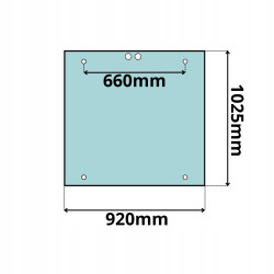 SZYBA PRZEDNIA CZOŁOWA GÓRNA ZEPPELIN (0008)