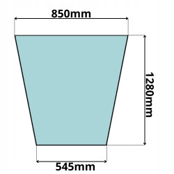 SZYBA PRZEDNIA CZOŁOWA PRZD XCMG ZL30G ZL50G (0015)