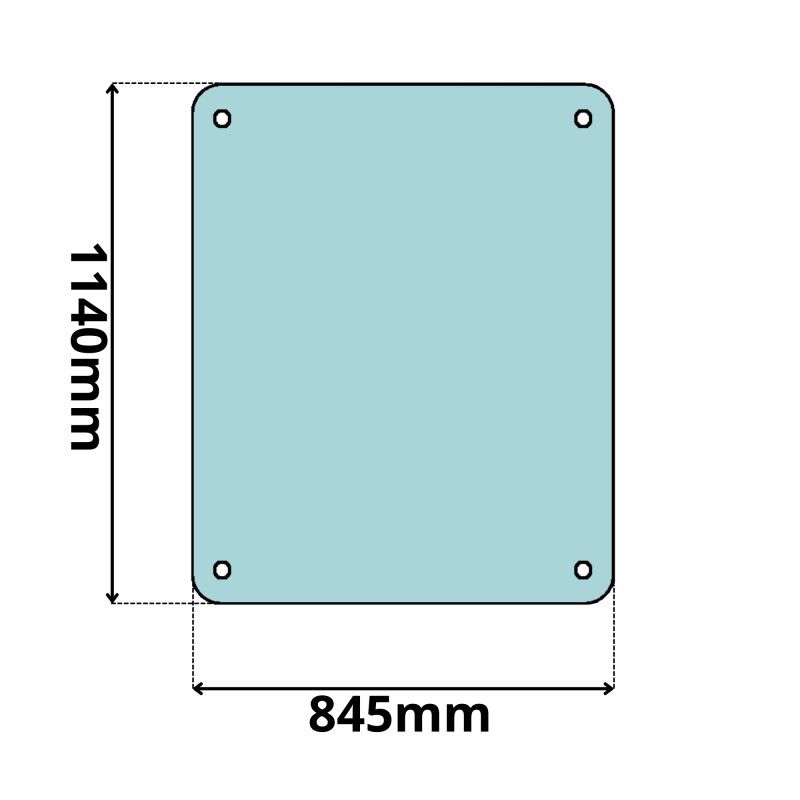 SZYBA CZOŁOWA GÓRNA LIEBHERR R914-R960 LITRONIC (0016)