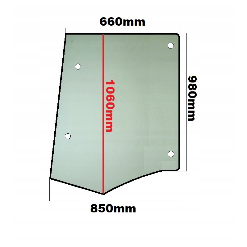 SZYBA BOCZNA LEWA PRAWA CASE NEW HOLLAND FIAT MANITOU (0112)