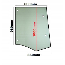 SZYBA BOCZNA LEWA PRAWA CASE NEW HOLLAND FIAT MANITOU (0112)