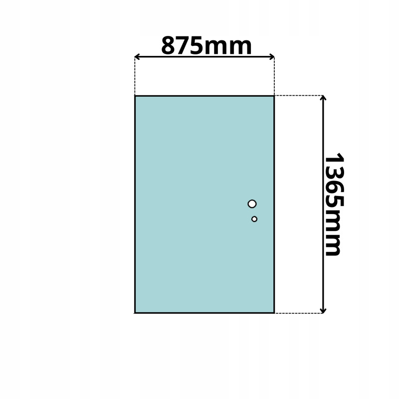 SZYBA TYLNA CAT 422 428 432 434 442 444 SERIA E F (0042)