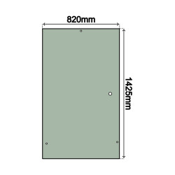 SZYBA PRZÓD CZOŁOWA CASE 688 788 888 988 1088 1188 (0131)