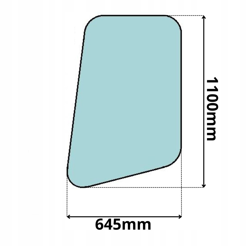 SZYBA BOCZNA DRZWI LEWA ATLAS 1304 1404 1604 1704 (0047)