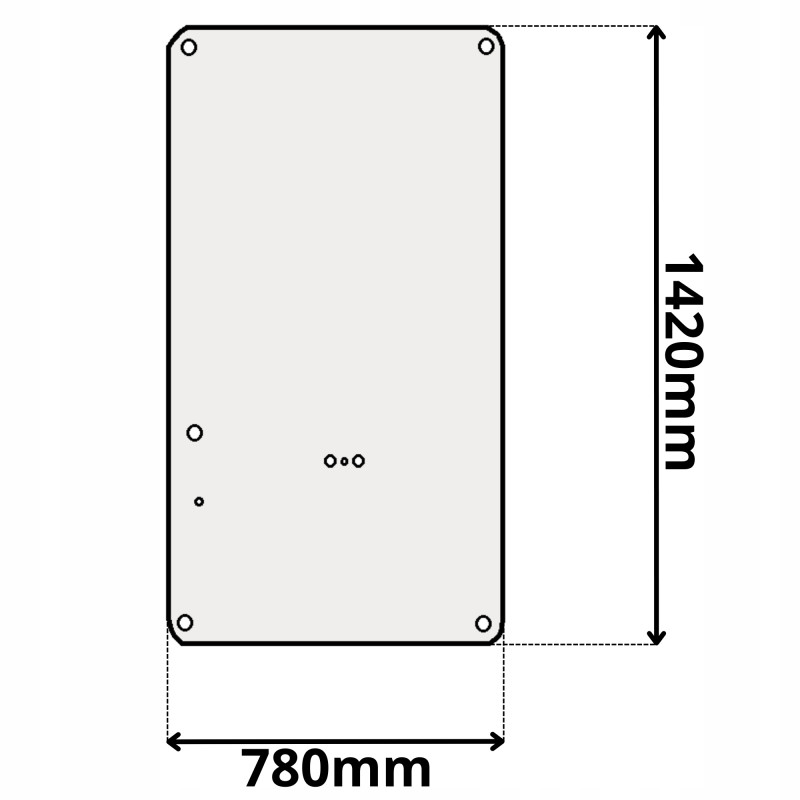 SZYBA PRZEDNIA CZOŁOWA PALFINGER EPSILON EPSCAB (0171)
