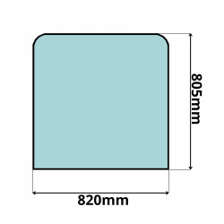SZYBA TYLNA TYŁ COMBILIFT C4000 4500 SERIA C (0077)