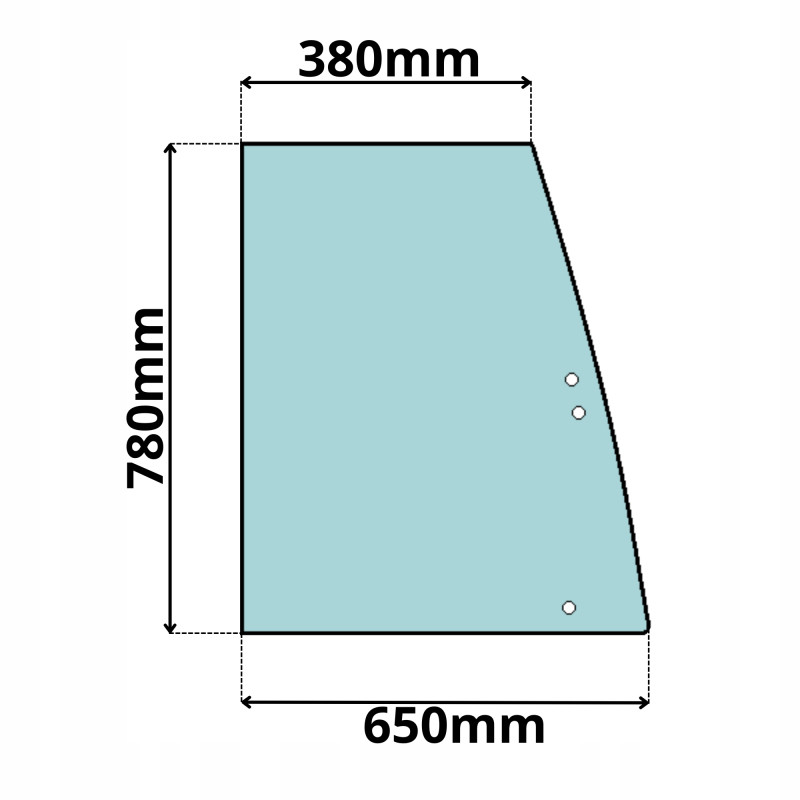 SZYBA BOCZNA PRAWA LEWA JUNGHEINRICH EFG 425 430 (0082)