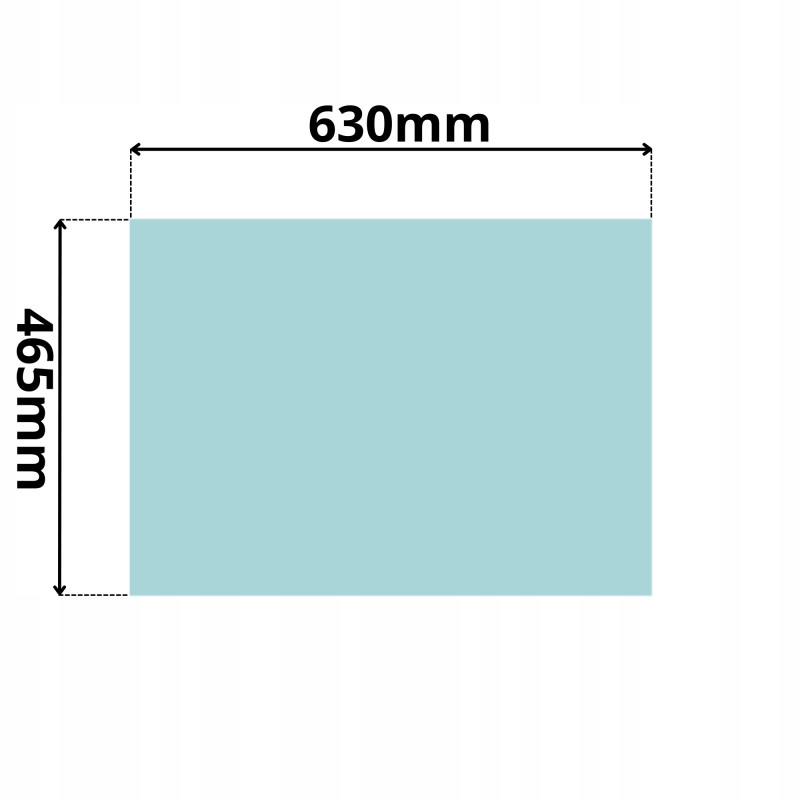 SZYBA OPUSZCZANA BOCZNA W DRZWI LEWA PRAWA BIEŁAZ (0269)
