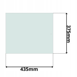 SZYBA DOLNA TYLNA FENDT FAVORIT SERIA 600 LSA SA (0278)