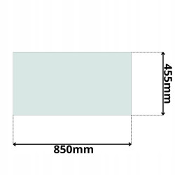 SZYBA PRZEDNIA CZOŁOWA DOLNA CAT 307B (0279)