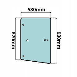 SZYBA BOCZNA DRZWI LEWA PRAWA BOMAG BW24-BW203AD-4 (0283)