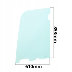 SZYBA LEWA DRZWI GÓRNA KUBOTA KX14-4-KX19-4 2011- (0293)