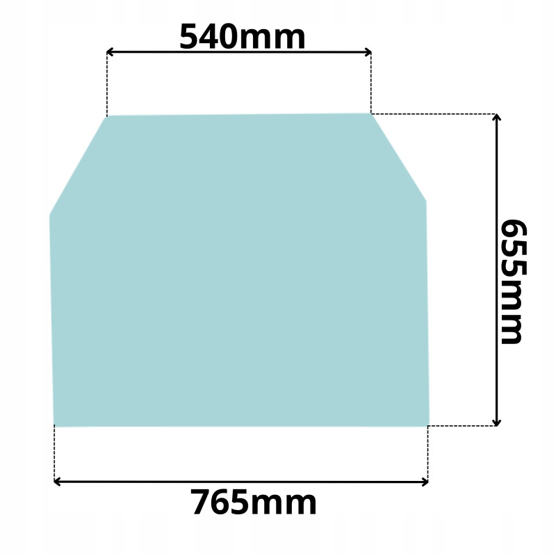 SZYBA DACHOWA JCB 528 530 532 533 535 537 540 550 (0298)