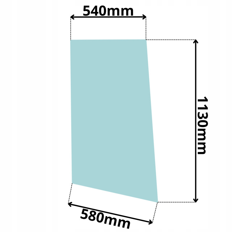 SZYBA BOCZNA LEWA PRAWA JCB 210S 212S 214E 2CX 2DX (0502)