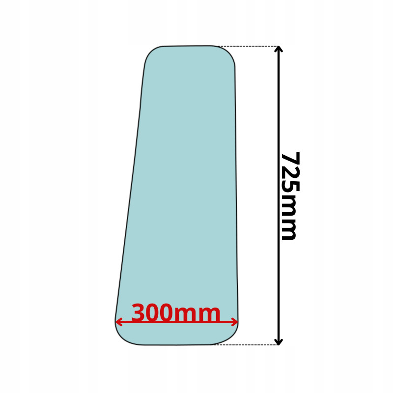 SZYBA BOCZNA TYŁ LEWA PRAWA HYUNDAI 20 25 30 33-7 (0505)