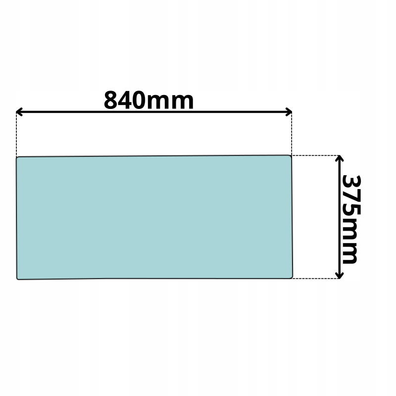 SZYBA TYLNA GÓRNA HYUNDAI 20 25 30 33 35 SERIA -7 (0508)