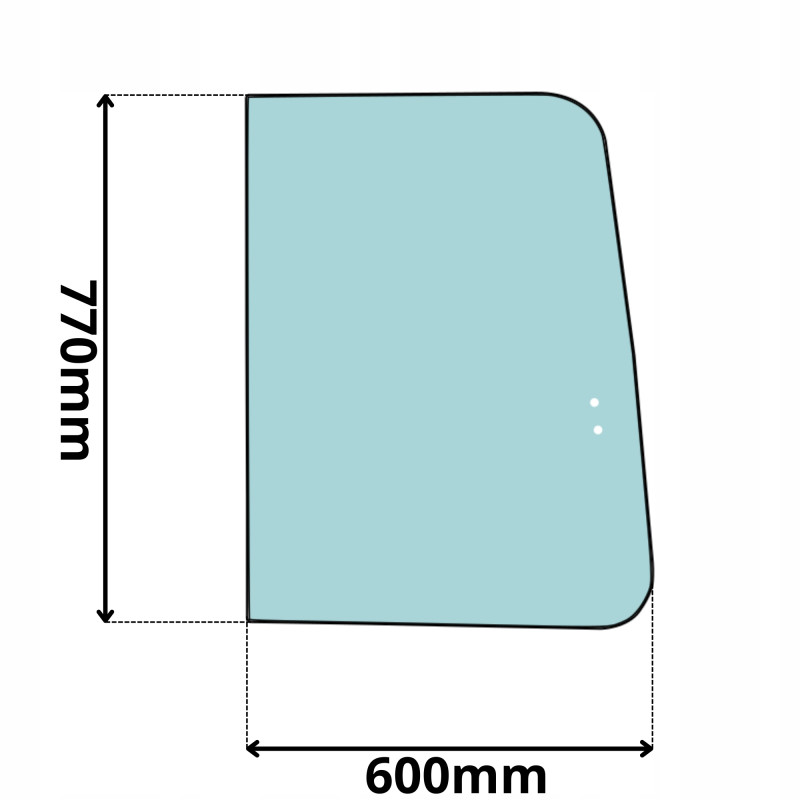 SZYBA BOCZNA PRAWA PRZESUWNA CAT 303 304 305 CDE (0530)