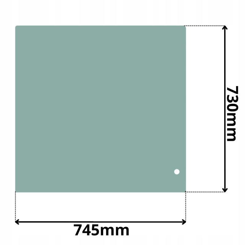 SZYBA PRZEDNIA CZOŁOWA GÓRNA HITACHI ZX22U-ZX60U (0549)