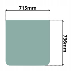 SZYBA DACH DACHOWA MANITOU SERIA MLT MRT MT (0550)