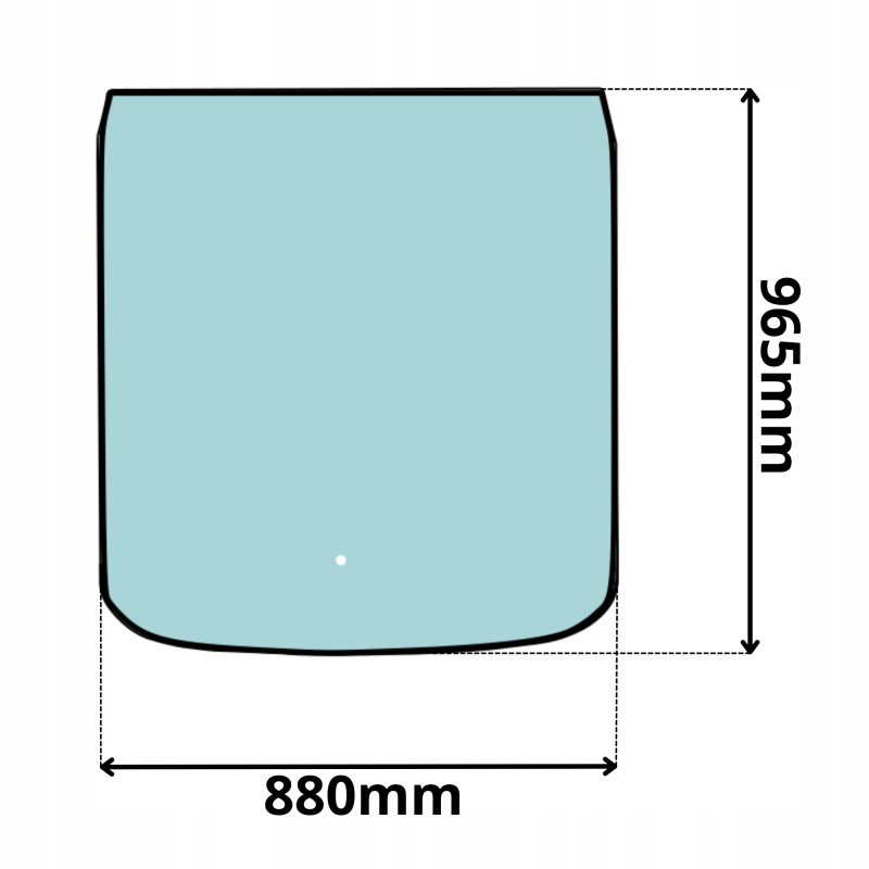 SZYBA PRZÓD CZOŁOWA GÓRNA MERLO PANORAMIC ROTO MF (0554)