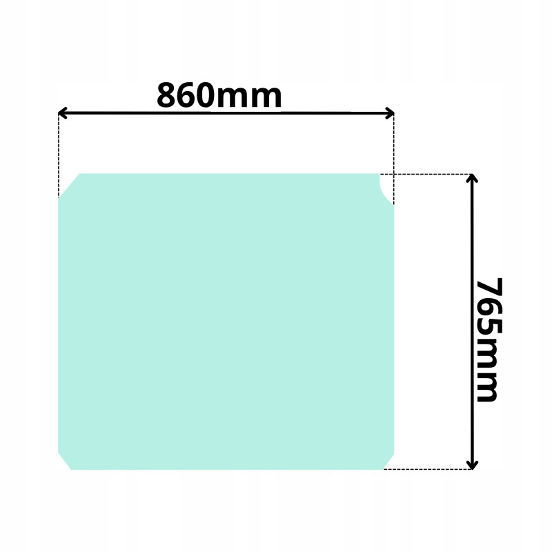 SZYBA DACHOWA DACH GÓRNA JCB ŁADOWARKA 528-560 03- (0570)