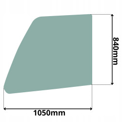 SZYBA W DRZWI GÓRNA LEWA BOCZNA MANITOU MLT MRT MT (0593)