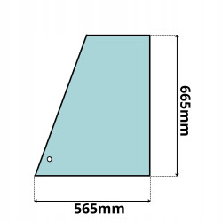 SZYBA BOCZNA LEWA PRZESUWNA LINDE H20 H25 H30 H35 (0364)