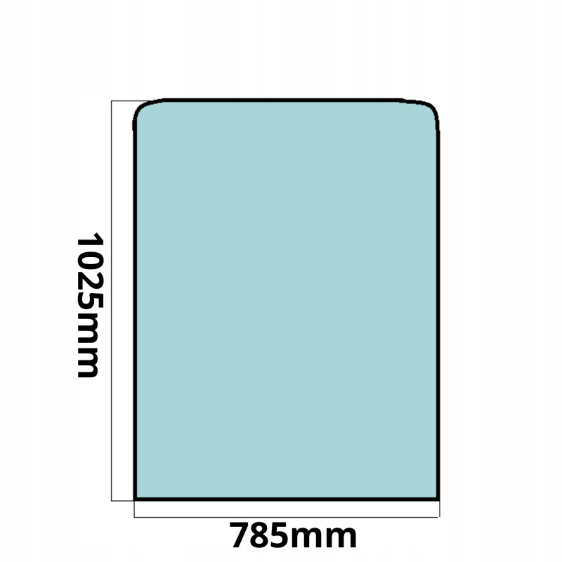 SZYBA PRZÓD GÓRNA CZOŁOWA LIEBHERR SERIA C 2007-13 (0600)