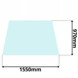 SZYBA PRZÓD CZOŁOWA CAT 416D 420D 424D 428D 430D (0605)