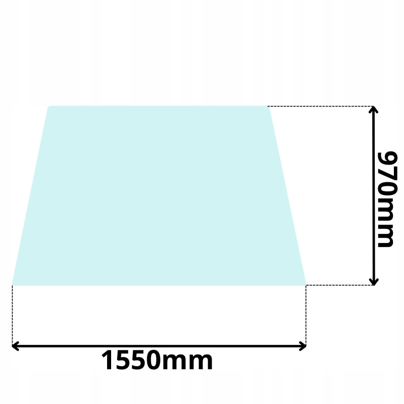 SZYBA PRZÓD CZOŁOWA CAT 416D 420D 424D 428D 430D (0605)