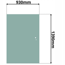 SZYBA TYLNA CAT 15F2 415F2-444 2015-2020 SERIA F2 (0607)