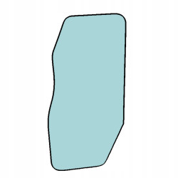 SZYBA BOCZNA LEWA PRAWA DRZWI CAT 12-160M M2 M3 (0660)