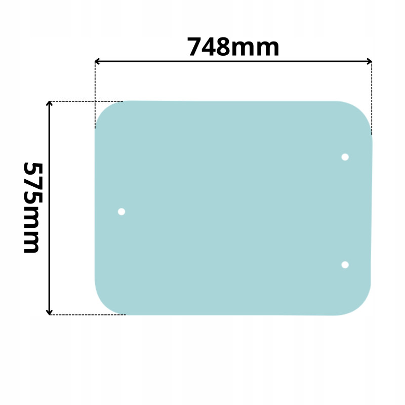 SZYBA TYLNA JCB 525.56 525.60 526.56 527.58 2010- (0345)