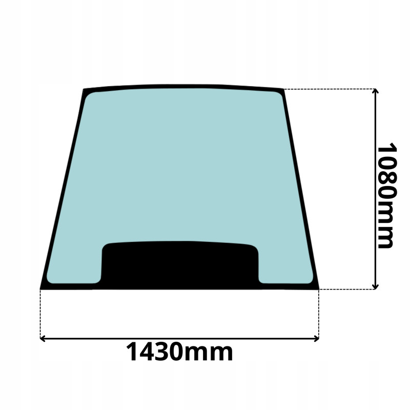 SZYBA PRZÓD CZOŁOWA JCB 3CX 4CX 214215217 P12-2 (0445)