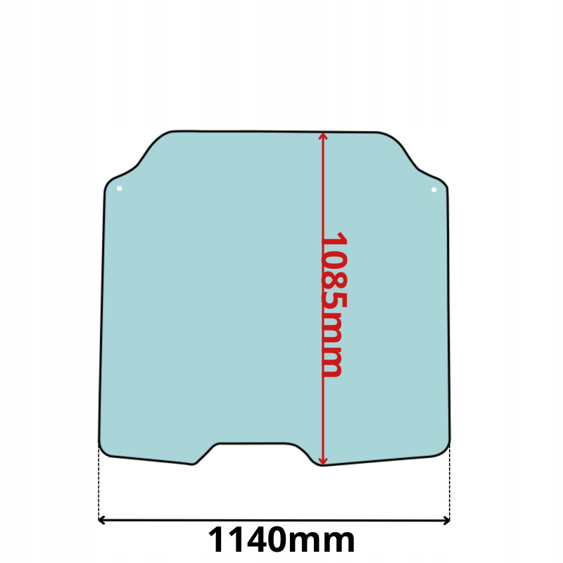 SZYBA PRZEDNIA CZOŁOWA PASKA LINDE E30 (0464)
