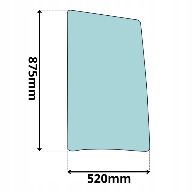 SZYBA BOCZNA LEWA PRAWA TYŁ RENAULT CERGOS ERGOS (0487)