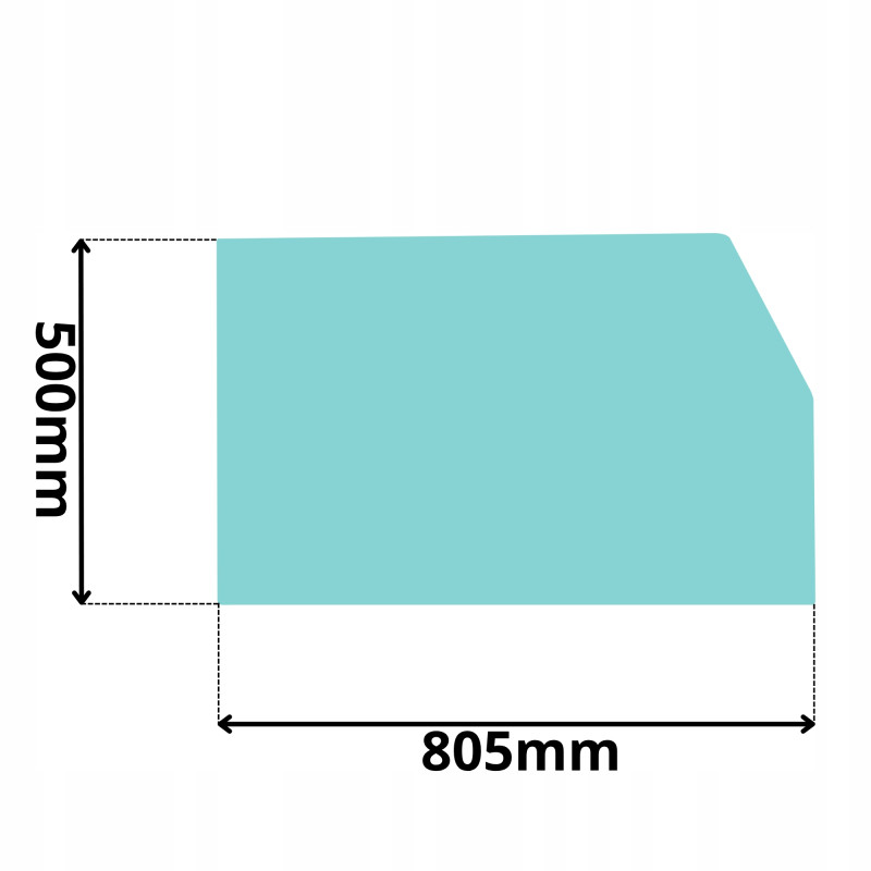 SZYBA PRZÓD CZOŁOWA DOLNA JCB 8014-8018 8040 98-05 (5003)