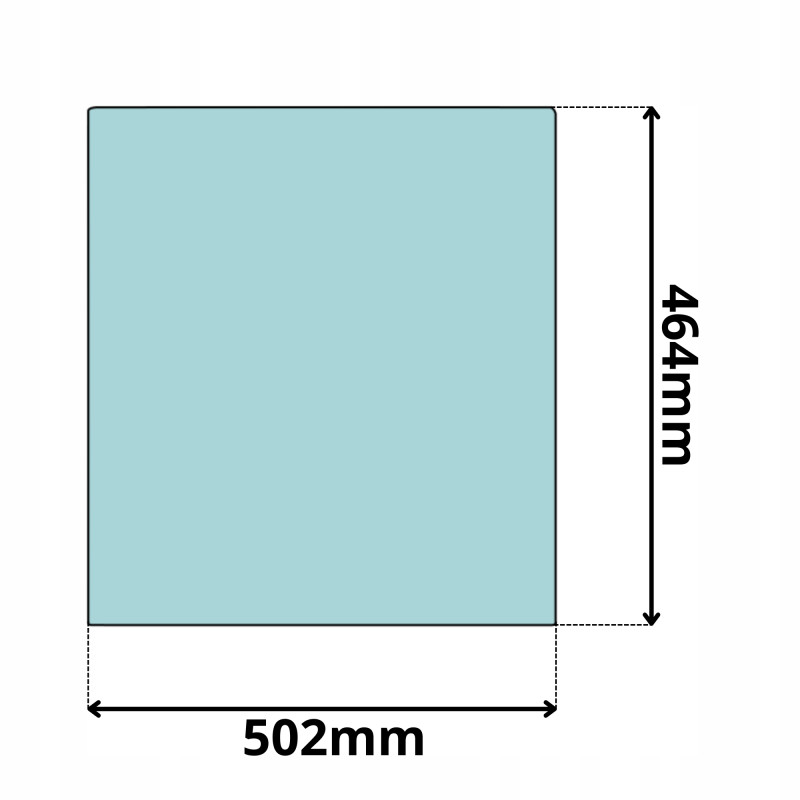 SZYBA PRAWA W DRZWI DOLNA BOCZNA XCMG ZL30G ZL50G (5007)