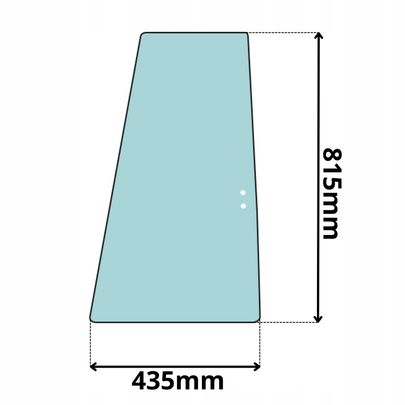 SZYBA BOCZNA LEWA DRZWI CAT M313C-M322C PRZESUWNA (5018)