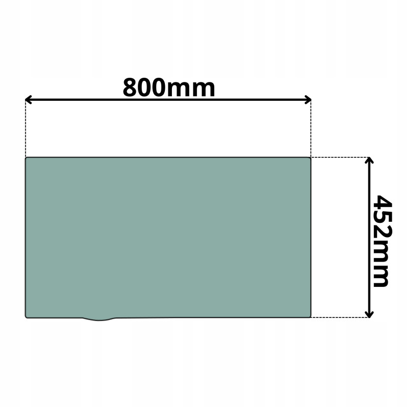 SZYBA PRZÓD CZOŁOWA DOLNA CAT 311-390 SERIA F 15- (5032)