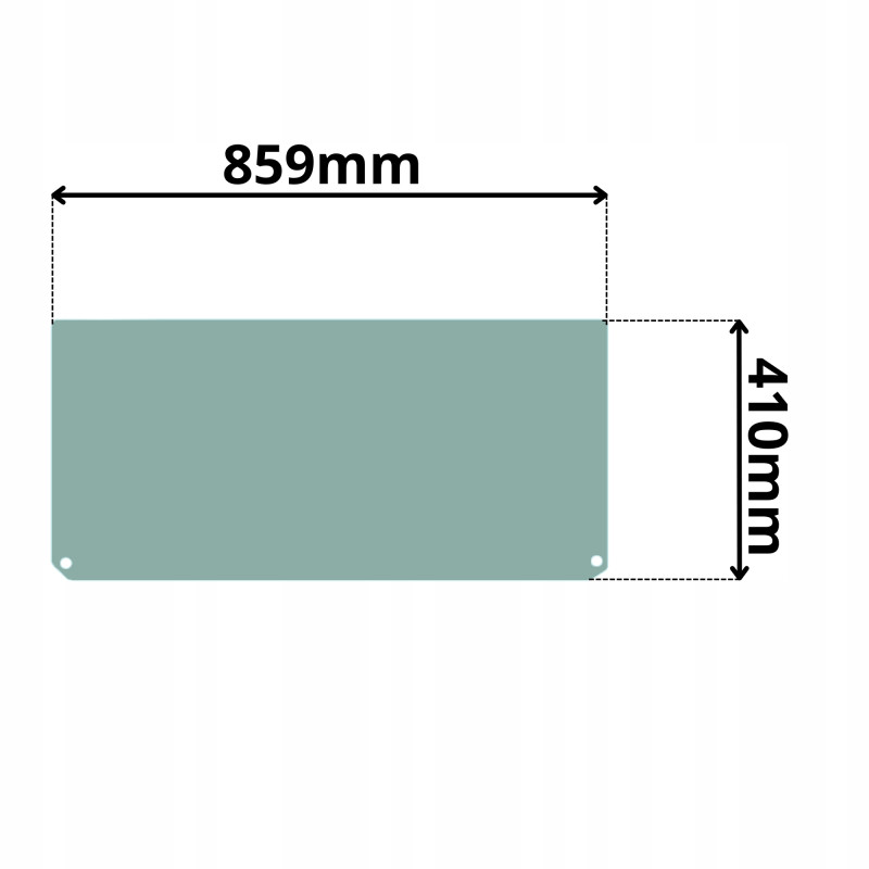 SZYBA PRZEDNIA DOLNA CZOŁOWA KOBELCO SK18 SK22 26 YANMAR(5053)