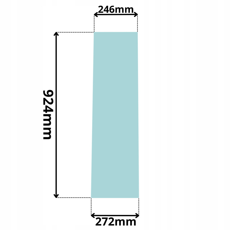 SZYBA PRAWA LEWA ZA DRZWI BOCZNA XCMG ZL30G ZL50G (5068)