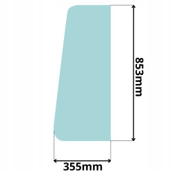 SZYBA BOCZNA DRZWI LEWA PRZÓD COMBILIFT C4000 4500 (5075)