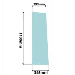 SZYBA PRZÓD LEWA PRAWA LIEBHERR L506 507 L508 L514 (5106)