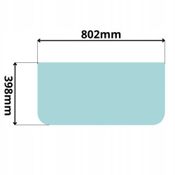 SZYBA CZOŁOWA PRZEDNIA DOLNA VOLVO SERIA EC (5109)
