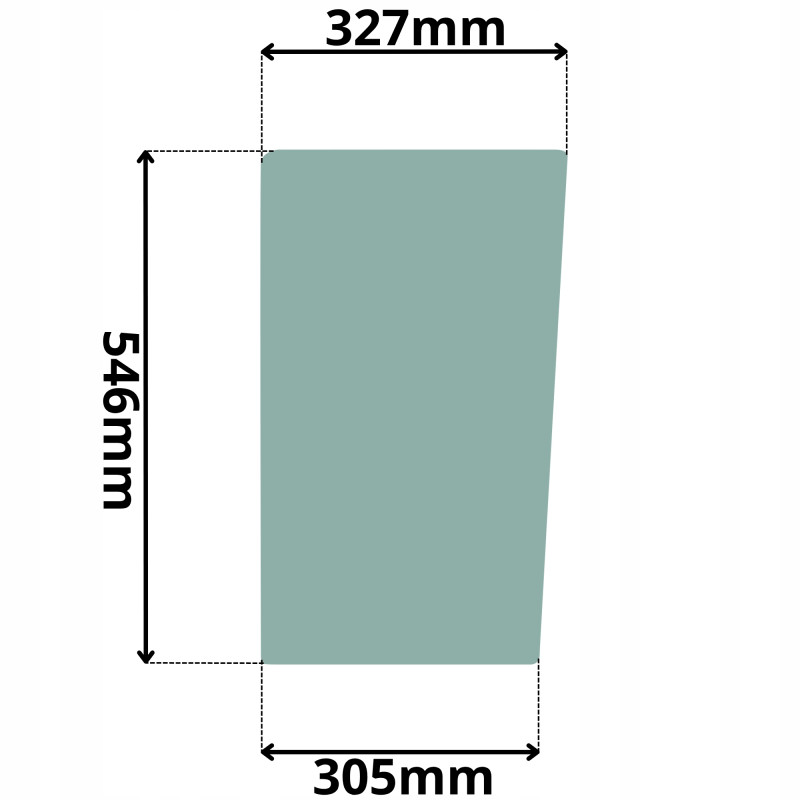 SZYBA PRZÓD DOLNA NEW HOLLAND CASE MANITOU HITACHI (5111)