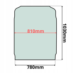 Szyba przednia VOLVO EW EC seria B (0025)