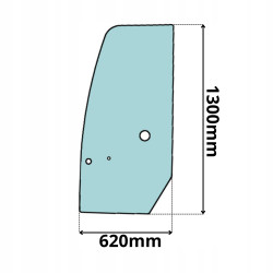 SZYBA ATLAS BOCZNA PRAWA DRZWI AR55 65 70 75 80 95 (0100)