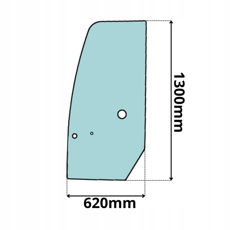 SZYBA ATLAS BOCZNA PRAWA DRZWI AR55 65 70 75 80 95 (0100)