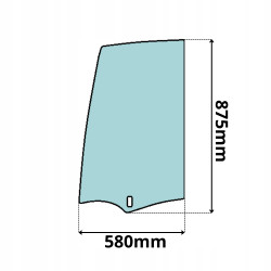 SZYBA DRZWI LEWA PRAWA ATLAS TEREX HR 1.6 2.0 TC 16 20 (0114)